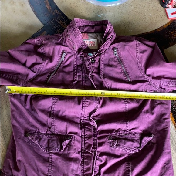 Mossimo Supply Co. Wine Utility Bomber Size L - Picture 8 of 8